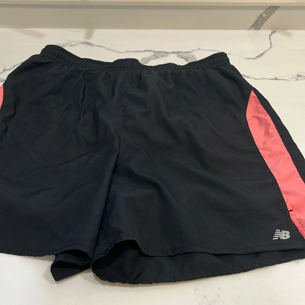 New Balance black running shorts